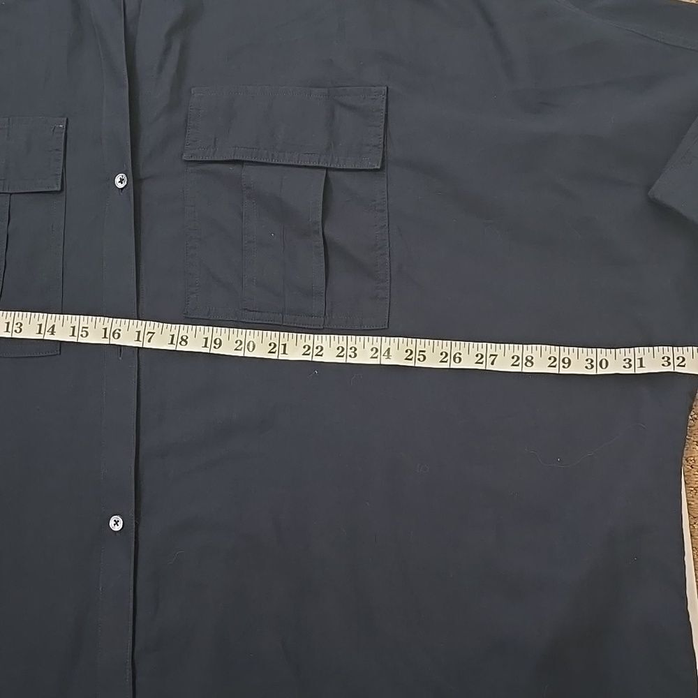Standard James Perse Blue, Button-Up Shirt /tunic Size 3 - Picture 4 of 9